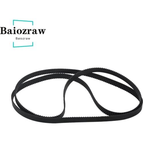 MXL Close Loop Timing Belt B84/B114/B126/B138/B140/B158/B160/B180Teeth Width 10mm Cogged Gear Rubber Synchronous Belt 3D Printer