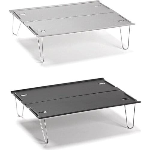 Mini Folding Table Aluminum Outdoor Camping Desk Picnic Household Portable Desk Detachable Easy Assembly Folding Table