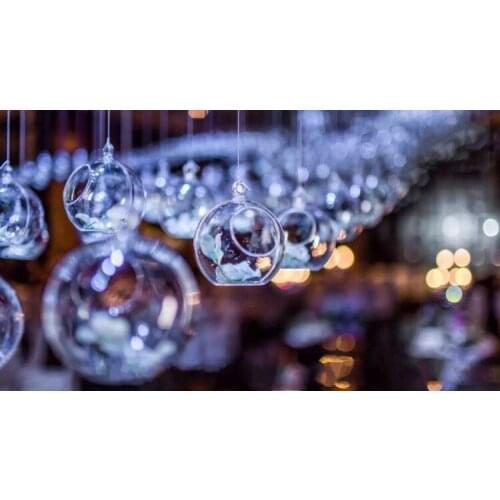 Wedding Centerpiece Transparent Acrylic Hanging Ball For Wedding Props Christmas Decoration Event Supplies