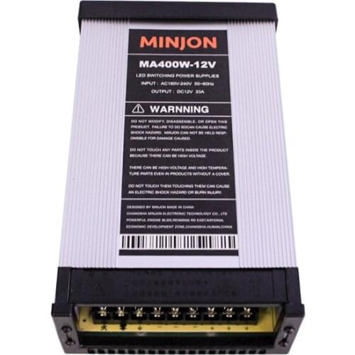 LED Power Supply Transformers Aluminum rainproof 24V 400W LED Driver Power Adapter Switching AC180-240V to 24V for Lighting