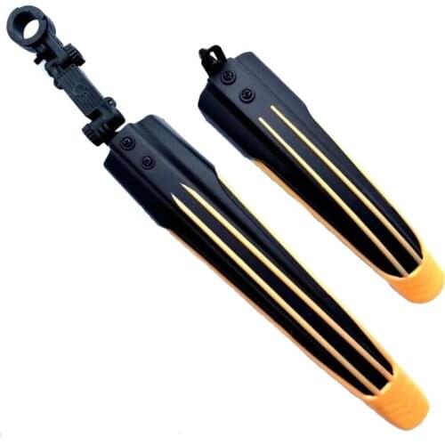 U7EF Bicycle Mudguard, Adjustable Mountain Bicycle Mudguard for 20, 22, 24, 26in Front/Rear MTB Mud Guard Set