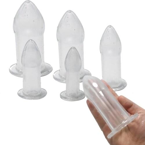 Waterproof Hollow Anal Plug Douche Anal Extender Sex Toys Gay Butt Plug Peep Vagina Anal Erotic Adult Toy