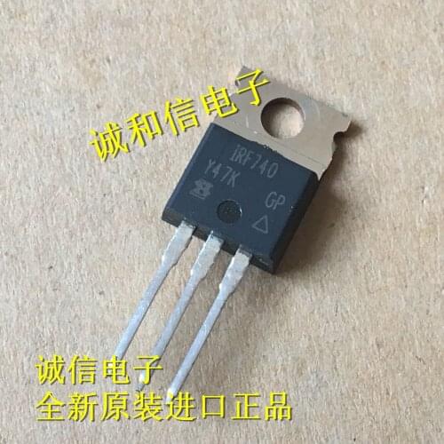 100% New&Original In Stock IRF740PBF IRF740 TO-220 MOSFET 10A 400V