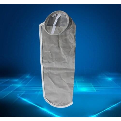 1x Stainless Steel 200 Micron 6inch Fish Aquarium Marine Filter Sock Bags Fiber Water Liquid Oil Filter Accessories 150*550mm
