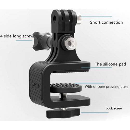 Accessories Skateboard Motorcycle Bike Handlebar Rotated Clamp Mount Bracket Holder Stand for camera