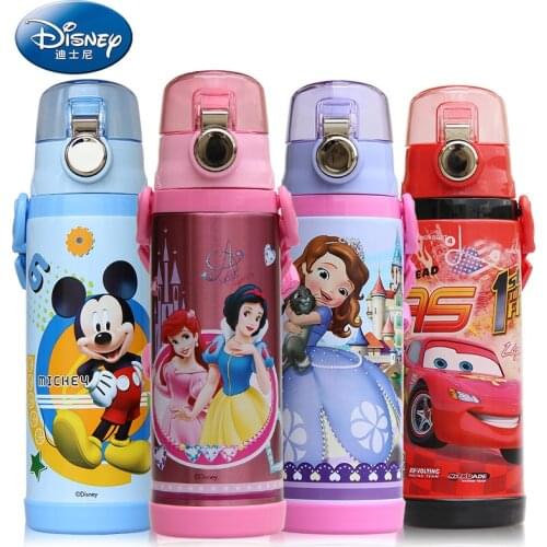 Authentic Disney Mickey Insulation Stainless Steel Students and Children Direct Drink Outdoor Sports Thermos Cup