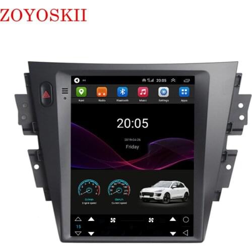 Android 9.0 10.4 inch vertical screen car gps multimedia navigation player for wuling S1 2015-2017