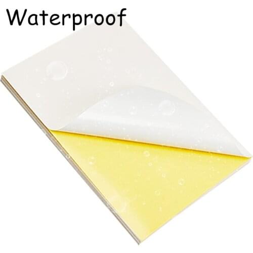 10 sheets A4 White Self Adhesive Sticker Label Matte Surface Paper Sheet for Laser Inkjet Printer Copier Craft Paper