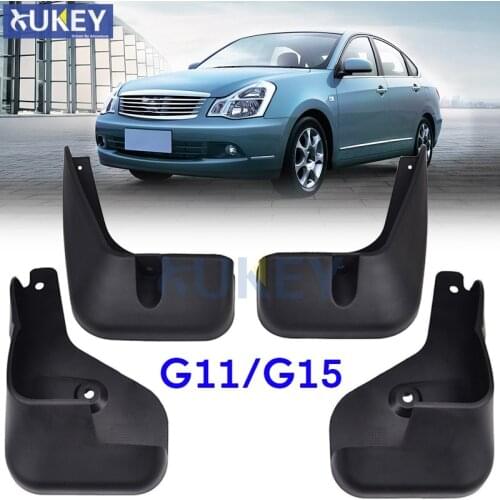 For Nissan Almera G11 Russia Version / Sylphy 2012-2016 Splash Guards Mud Flap Mudguards Fender G15 2013 2014 2015 Car Mud Flaps