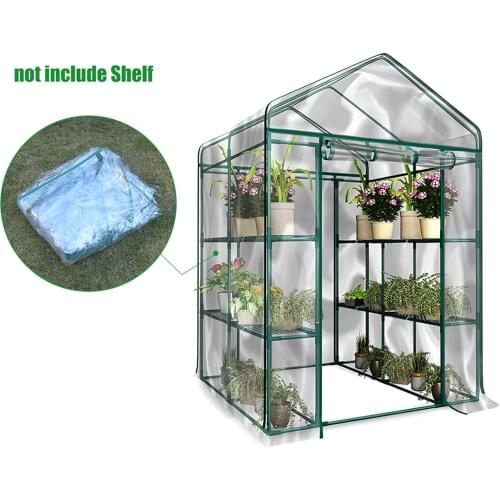 143x73x195cm PVC Greenhouse Cover Home Plant Greenhouse Waterproof Tent Garden Cover Plant Flowers Cover
