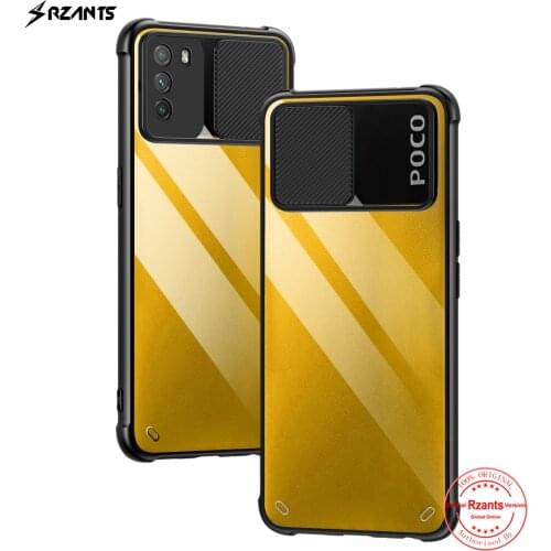 Rzants For Xiaomi POCO M3 Case Lens Protection Camera Strong Protective Slim Airbag Transparent Thin Cover