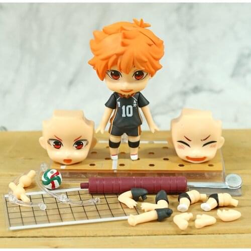 10CM Haikyuu Figure Hinata Shoyo PVC Action Figure PVC Toys Collection Doll Anime Cartoon Model Kageyama Tobio Kozume Kenma