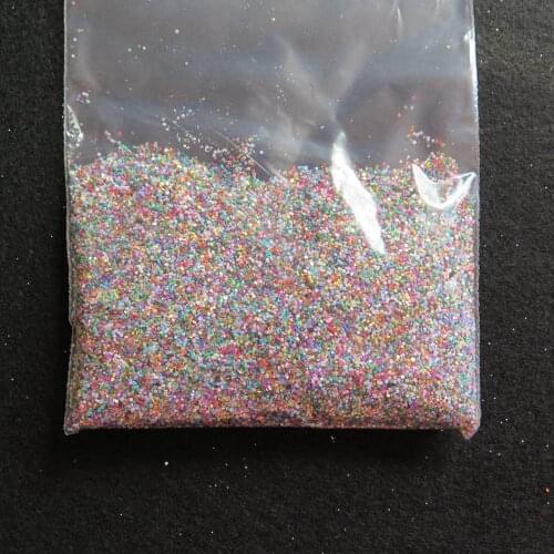 GD26-16 Free Shipping Wholesale 100g/bag Solvent Resistant Mixed Round Glitter Nice Nail art Glitter Pieces Nail art decoration