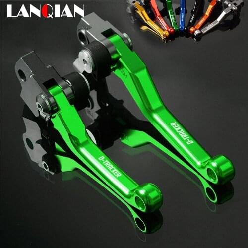 Dirt Bike Pivot Lever Motorcycle Brake Clutch Lever For Kawasaki KLX125 D-TRACKER 2010-2016 KLX250 D-TRACKER 1993-2016 CNC Parts