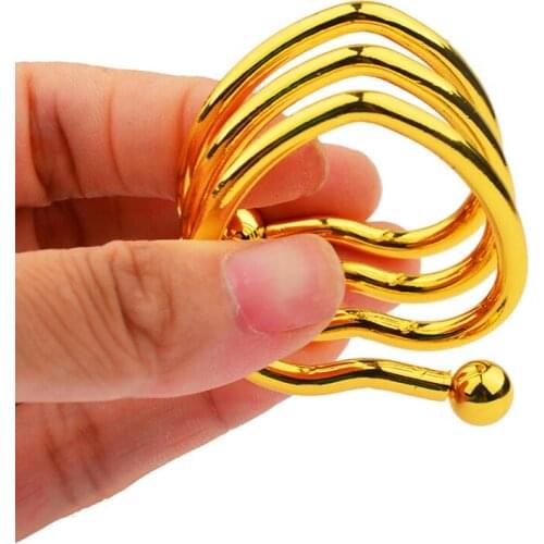 Heart Shape Metal Cock Ring Penis Ring Ball Stretcher Delay Lasting Scrotum Restraint Testicular Sex Toys for Man Penis Erection