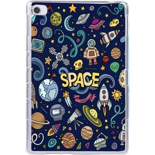 Soft TPU case for Huawei mediapad M5 lite BAH2-W19 BAH2-L09 10.1-inch transparent shell tablet back cover