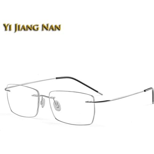 Optical Glasses Frame Ultra-light Rimless Armacao Para Oculos De Grau Masculino Prescription Eyeglasses Spectacle Men and Women