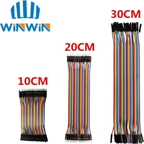 Dupont Line 10cm/20CM/30CM Male to Male+Female to Male + Female to Female Jumper Wire Dupont Cable for arduino DIY KIT
