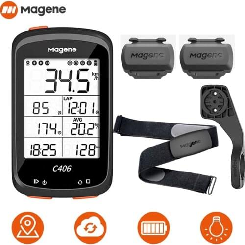 NEWBOLER Magene H64 Bluetooth ANT + Heart Rate Sensor Speedometer For Bryton IGPSPORT Computer Run Bike Bicycle