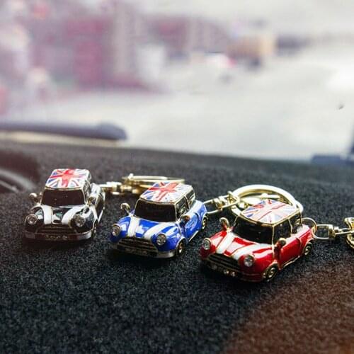 Car Styling Keychain Key Ring Holder Pendant Fob For Mini Cooper One S JCW R55 R56 R60 R61 F54 F55 F56 F60 Car Accessories