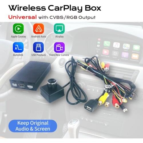 Solution Company Release 5G Wireless Universal CarPlay Android auto Mirror link module