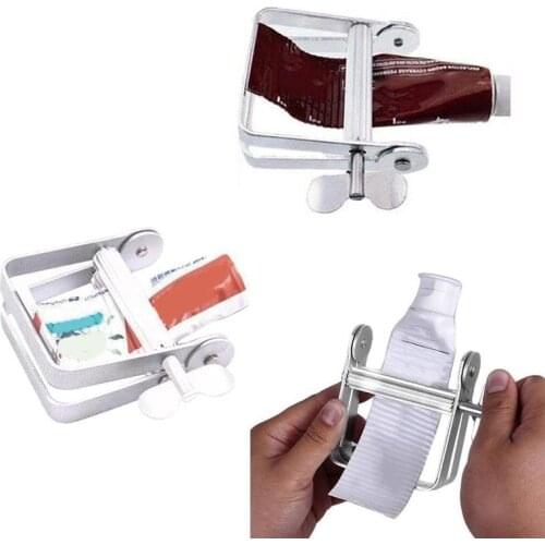 Hairdressing cream squeezer Aluminum alloy toothpaste squeezer Wholesale cream squeezing device Aluminum roller teeth