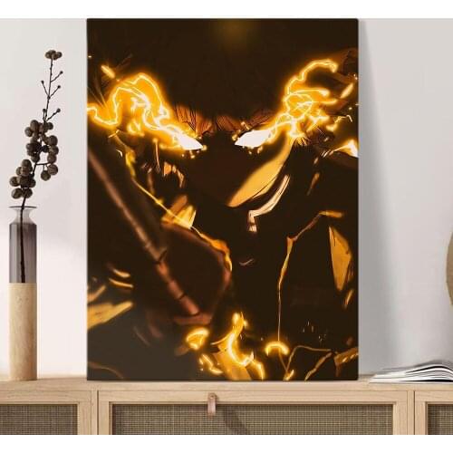 Zenitsu Agatsuma Kimetsu No Yaiba Anime Home Decor Canvas Painting Wall Pictures Living Room Decoration Art Posters Prints