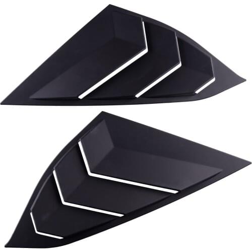 1 Pair New Matt Black Side Air Vent Window Quarter Louver Cover Fit for Honda Accord 2018 2019 2020