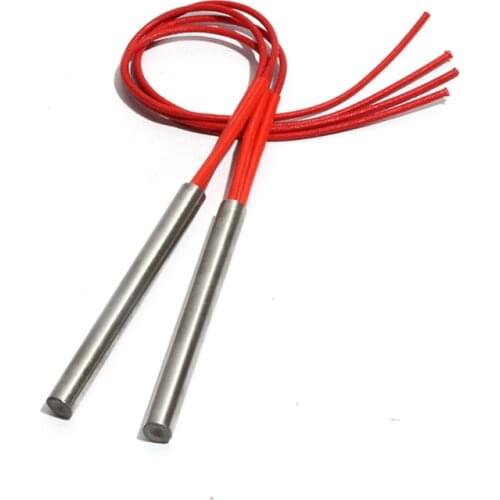 10PCS 10mm 140~160mm 201SUS Cylindrical Electric Heating Pipe 110V/220V/380V Tubular Single Head Heater 350W/360W/400W