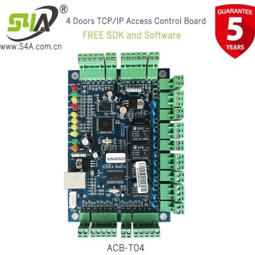 4 Door Networking TCP/IP four Door Ethernet Wiegand RFID Access Control Board