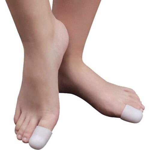 60Pairs Finger Toe Protectors Foot Feet Pain Relief Guard Silicone Gel Tube Bandage Feet Care Insoles Feet Care Pedicure Tool