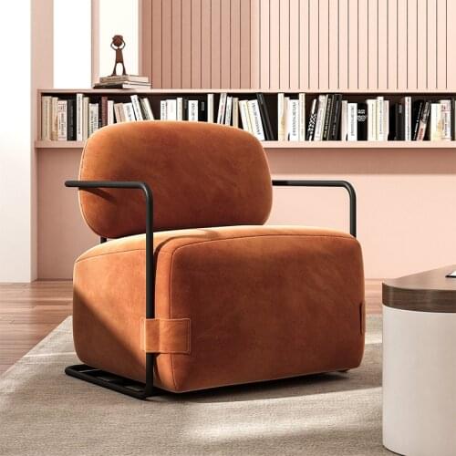 Nordic INS sofa single family sofa modern small family living room leisure chair simple cloth art sofa chair