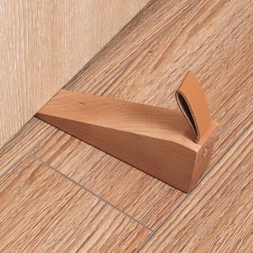 Door Stop Practical Triangular Wedges Sturdy Wooden Door Stopper For Store Dorm Door Stopper Floor Door Stoppers Kitchen Home