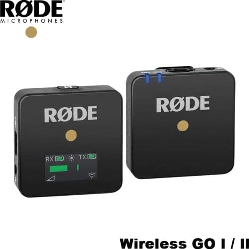 Rode Wireless GO l/II Compact Microphone System Includes Transmitter And Receiver For Video Shooting, Live Streaming
