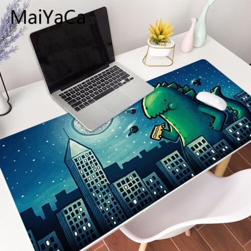 Cute Cartoon dinosaur Mouse Pad Gamer Desk Mat Large M L XL Computer Gaming Accessories Mouse Pad Mat for Child and Adult