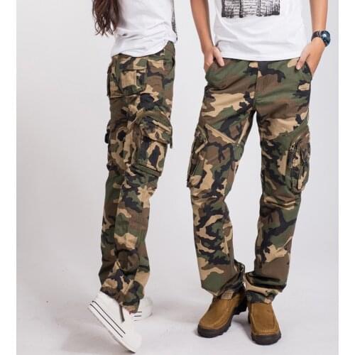 ZEN Army Combat Camo Cargo Pants Men Causal Camouflage Multi Pockets Work Trousers Plus Size 4XL For Hiking& Camping