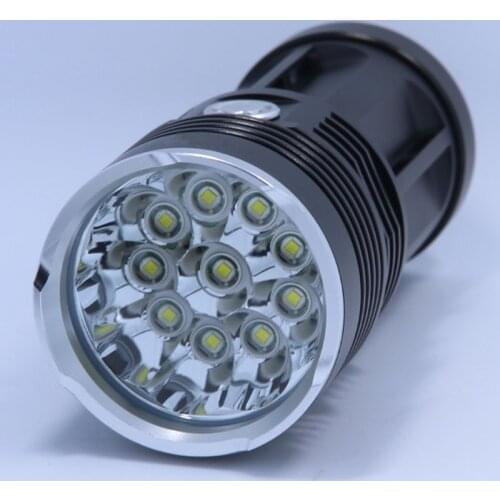 New 20000 lumens High Power 10T6 LED handlamp 10 x XM-L T6 LED Flashlight Torch Lamp Light Lantern For Hunting Camping