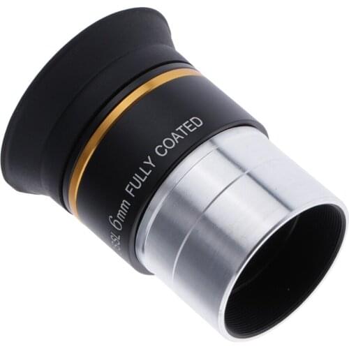 1.25" Inch 31.7mm PLOSSL 6mm Eyepiece Lens For Astronomical Telescope Kit