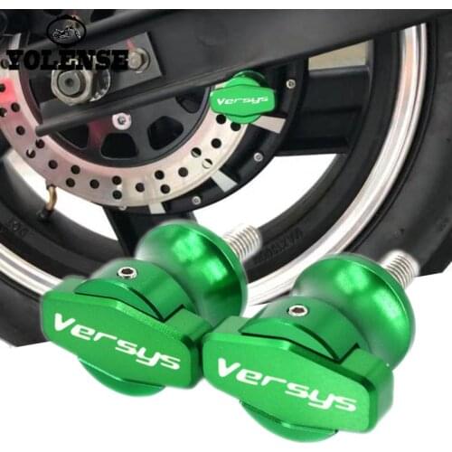 Motorcycle CNC Frame Stands 10MM Screws Sliders Swingarm Spools Slider For KAWASAKI Versys650 Versys1000 Versys 650 1000 KLR650