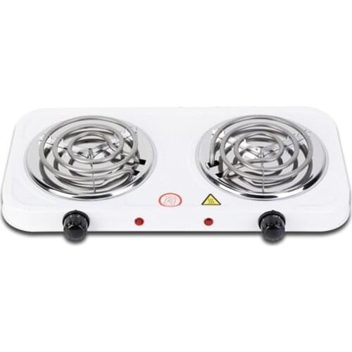 Portable Electric 2000W Mocha Pot Double Stove Hotplate Adjustable Temperature Furnace Home Kitchen Cook Coffee Heater