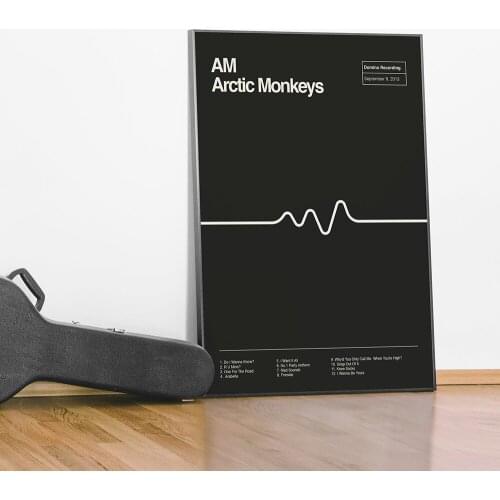 Music AM Poster Album Cover Poster Print Wall Art Canvas Painting Gift Home Decor Wall Picture for Living Room Bedroom No frame