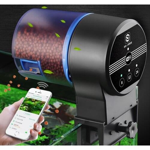 Simple operation, automatic feeder, worry-free going out, intelligent timing fish feeder for fish tank
