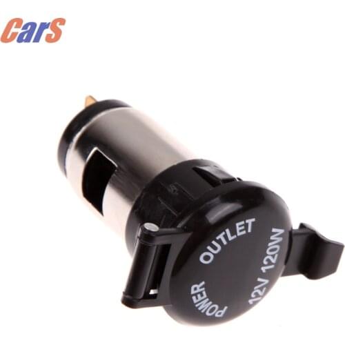 Car Motorcycle Cigarette Lighter Socket 12V Mini Waterproof Car Motorcycle Boat Tractor Cigarette Lighter Power Socket Plug