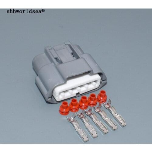 Shhworldsea 5pin 2.2mm auto female waterproof plug automotive electrical repacement female connector 6189-7470