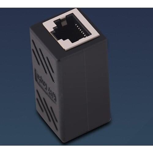 RJ45 Female to Female Network Ethernet LAN Connector Adapter Coupler Extender female inline coupler Secure Reliable