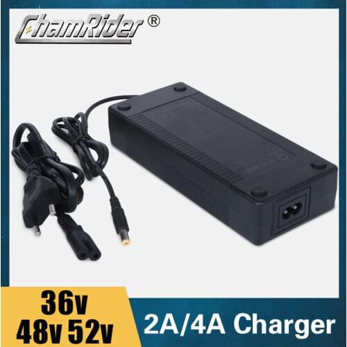 2A ebike battery charger 36V 42V 48V 54.6V 52V 58.8V Lithium li-ion battery pack charger electric bike DC XLR RCA Plug USA EU