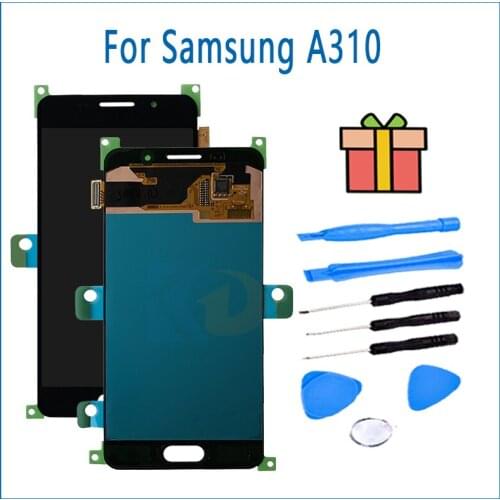 4.7'' LCD For SAMSUNG Galaxy A3 2016 A310 A310F A310H A310M LCD Touch Screen Assembly Digitizer For SAMSUNG A310 LCD