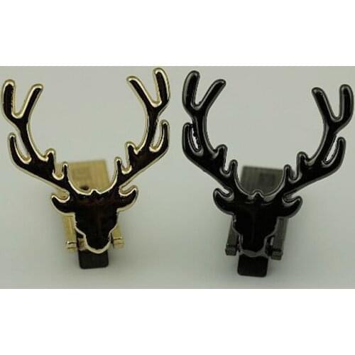 10 Pieces Luggage hardware accessories light gold deer head lock with animal decorative lock Bags and handbags lock hardware