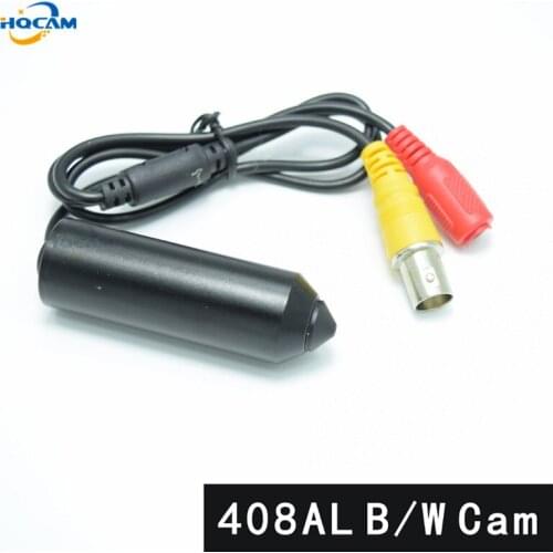 HQCAM 2090+408AL 409AL Sony 1/3" CCD 600TVL Black and white image Analog Camera original CCIR Mini Bullet Camera Mini B/W Camera