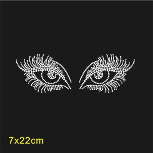 Hotfix Rhinestone Motif Custom Glass Crystal Heat Transfers For Clothes Short Sleeve Applique Iron Patches For Clothing
